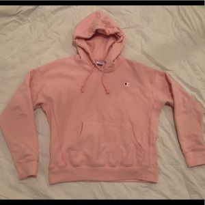 Women's pink champion hoodie